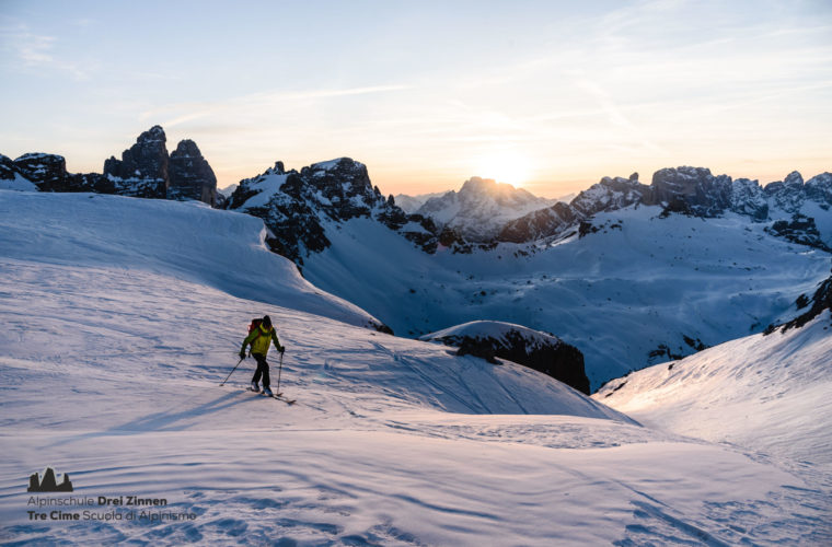 Skitour - scialpinismo - Alpinschule Drei Zinnen Dolomiten 2021 (18)