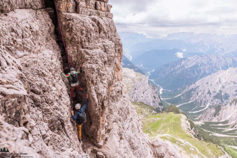 Normalweg Große Zinne – Via Normale Cima Grande di Lavaredo, Drei Zinnen – Tre Cime, Dolomiten, Dolomiti, Dolomites
