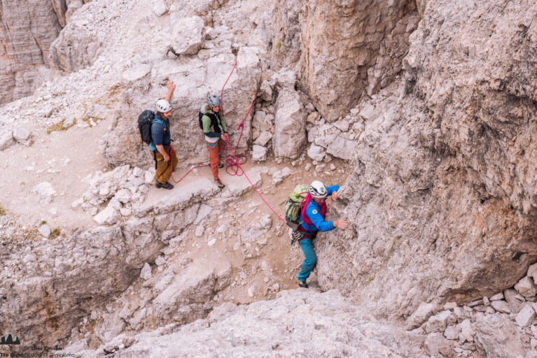 Normalweg Große Zinne – Via Normale Cima Grande di Lavaredo, Drei Zinnen – Tre Cime, Dolomiten, Dolomiti, Dolomites