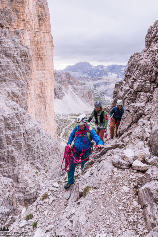 Normalweg Große Zinne – Via Normale Cima Grande di Lavaredo, Drei Zinnen – Tre Cime, Dolomiten, Dolomiti, Dolomites