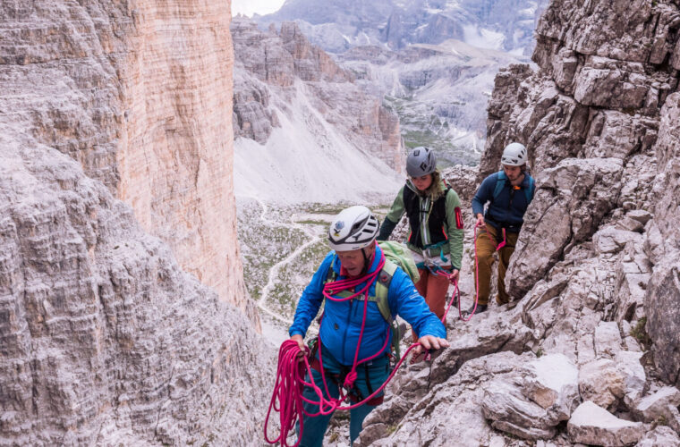 Normalweg Große Zinne – Via Normale Cima Grande di Lavaredo, Drei Zinnen – Tre Cime, Dolomiten, Dolomiti, Dolomites