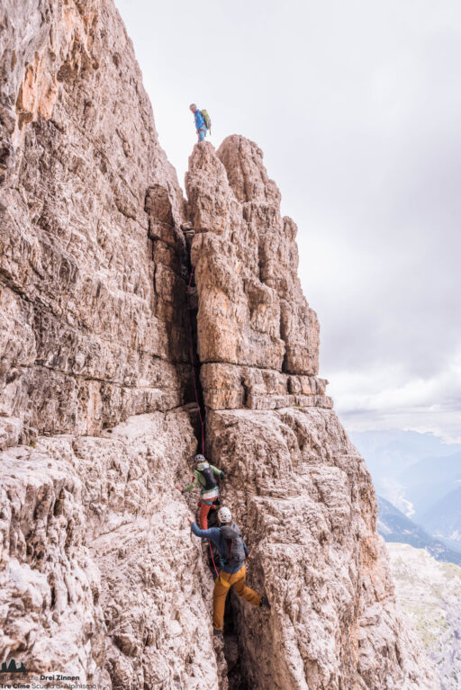 Normalweg Große Zinne – Via Normale Cima Grande di Lavaredo, Drei Zinnen – Tre Cime, Dolomiten, Dolomiti, Dolomites