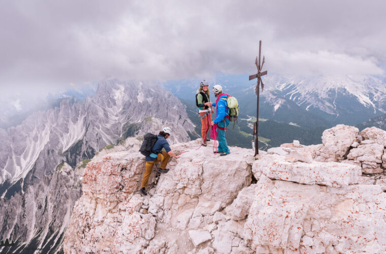 Normalweg Große Zinne – Via Normale Cima Grande di Lavaredo, Drei Zinnen – Tre Cime, Dolomiten, Dolomiti, Dolomites