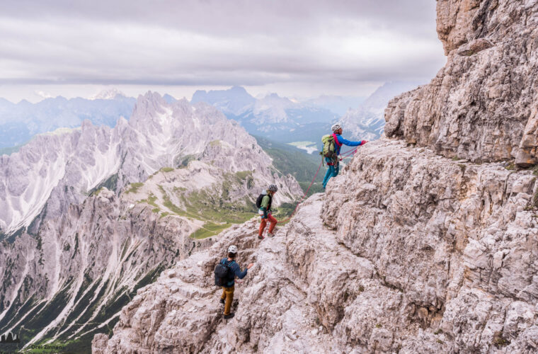 Normalweg Große Zinne – Via Normale Cima Grande di Lavaredo, Drei Zinnen – Tre Cime, Dolomiten, Dolomiti, Dolomites