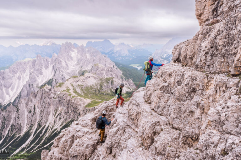 Normalweg Große Zinne – Via Normale Cima Grande di Lavaredo, Drei Zinnen – Tre Cime, Dolomiten, Dolomiti, Dolomites