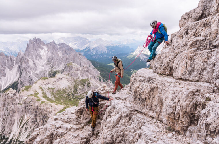 Normalweg Große Zinne – Via Normale Cima Grande di Lavaredo, Drei Zinnen – Tre Cime, Dolomiten, Dolomiti, Dolomites