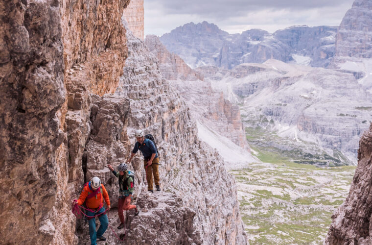 Normalweg Große Zinne – Via Normale Cima Grande di Lavaredo, Drei Zinnen – Tre Cime, Dolomiten, Dolomiti, Dolomites