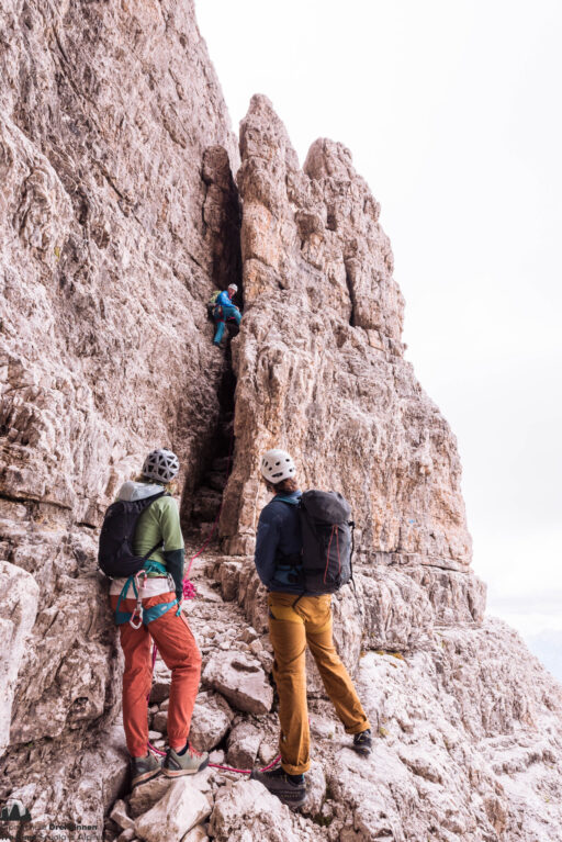 Normalweg Große Zinne – Via Normale Cima Grande di Lavaredo, Drei Zinnen – Tre Cime, Dolomiten, Dolomiti, Dolomites