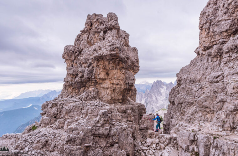 Normalweg Große Zinne – Via Normale Cima Grande di Lavaredo, Drei Zinnen – Tre Cime, Dolomiten, Dolomiti, Dolomites