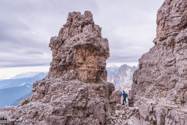 Normalweg Große Zinne – Via Normale Cima Grande di Lavaredo, Drei Zinnen – Tre Cime, Dolomiten, Dolomiti, Dolomites