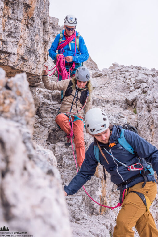 Normalweg Große Zinne – Via Normale Cima Grande di Lavaredo, Drei Zinnen – Tre Cime, Dolomiten, Dolomiti, Dolomites