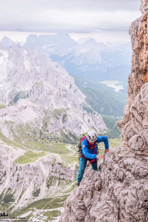 Normalweg Große Zinne – Via Normale Cima Grande di Lavaredo, Drei Zinnen – Tre Cime, Dolomiten, Dolomiti, Dolomites