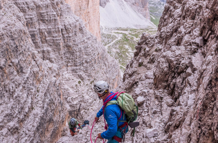 Normalweg Große Zinne – Via Normale Cima Grande di Lavaredo, Drei Zinnen – Tre Cime, Dolomiten, Dolomiti, Dolomites