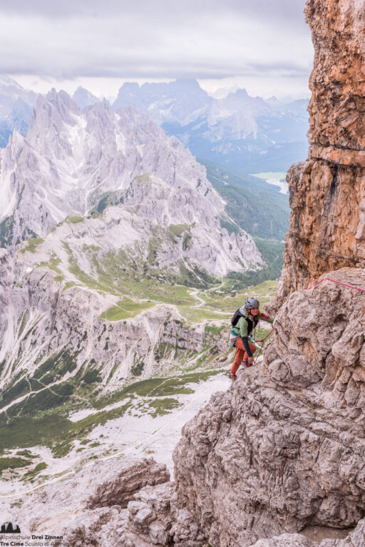 Normalweg Große Zinne – Via Normale Cima Grande di Lavaredo, Drei Zinnen – Tre Cime, Dolomiten, Dolomiti, Dolomites