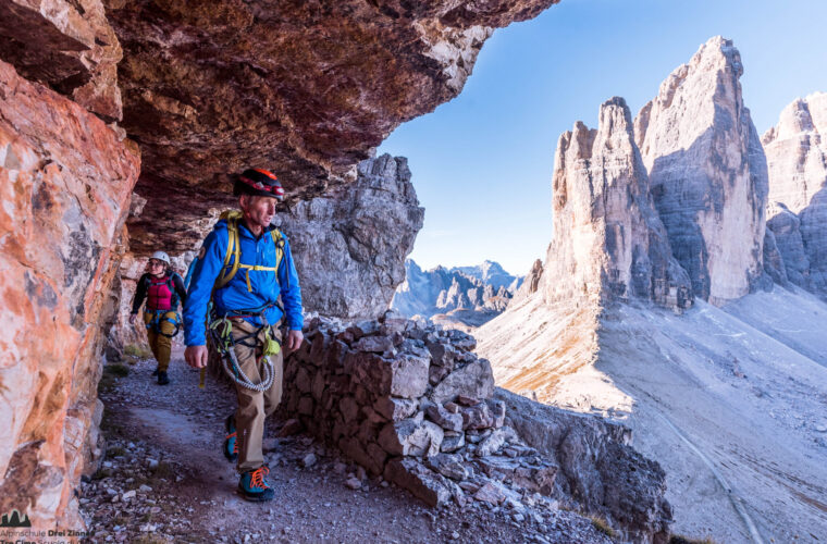 Paternkofel Klettersteig – via ferrata Monte Paterno, Drei Zinnen – Tre Cime, Dolomiten, Dolomiti, Dolomites