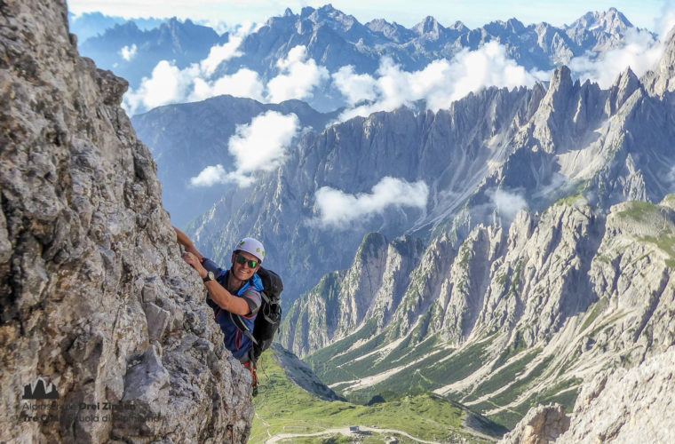 Kleine Zinne Normalweg - Cima Piccola via normale - Alpinschule Drei Zinnen 2020 (6)