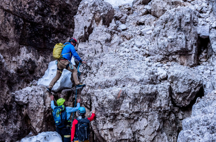 Westliche Zinne Normalweg - Cima Ovest via normale - Alpinschule Drei Zinnen (10)