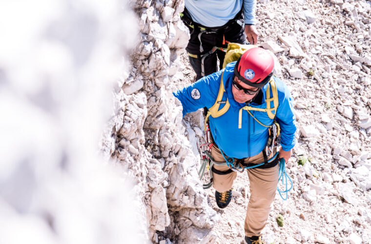 Westliche Zinne Normalweg - Cima Ovest via normale - Alpinschule Drei Zinnen (12)