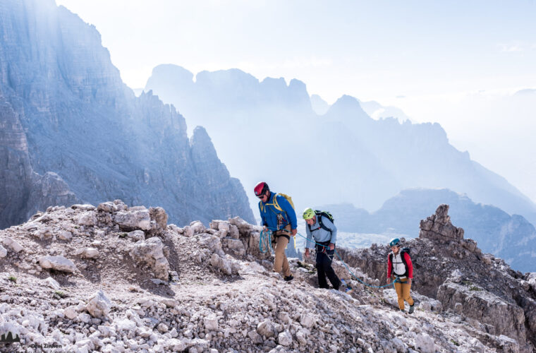 Westliche Zinne Normalweg - Cima Ovest via normale - Alpinschule Drei Zinnen (14)