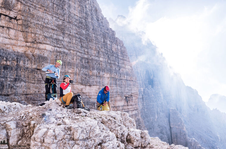 Westliche Zinne Normalweg - Cima Ovest via normale - Alpinschule Drei Zinnen (15)