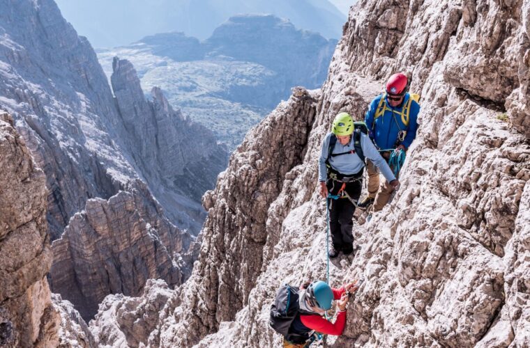 Westliche Zinne Normalweg - Cima Ovest via normale - Alpinschule Drei Zinnen (16)