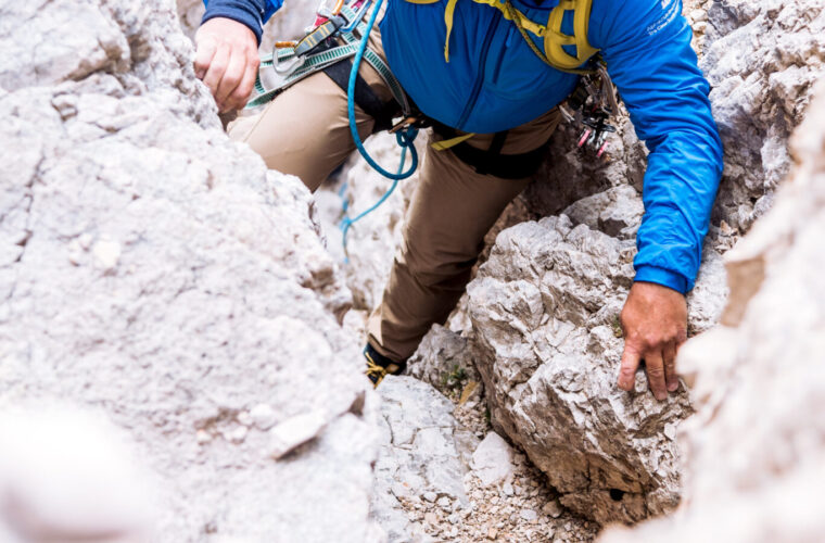 Westliche Zinne Normalweg - Cima Ovest via normale - Alpinschule Drei Zinnen (17)