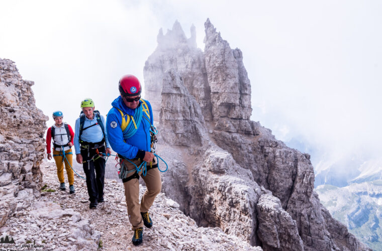 Westliche Zinne Normalweg - Cima Ovest via normale - Alpinschule Drei Zinnen (18)