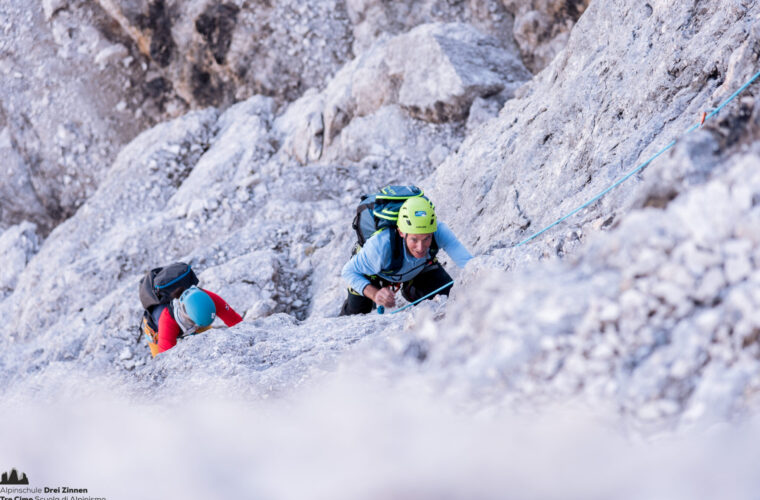 Westliche Zinne Normalweg - Cima Ovest via normale - Alpinschule Drei Zinnen (19)