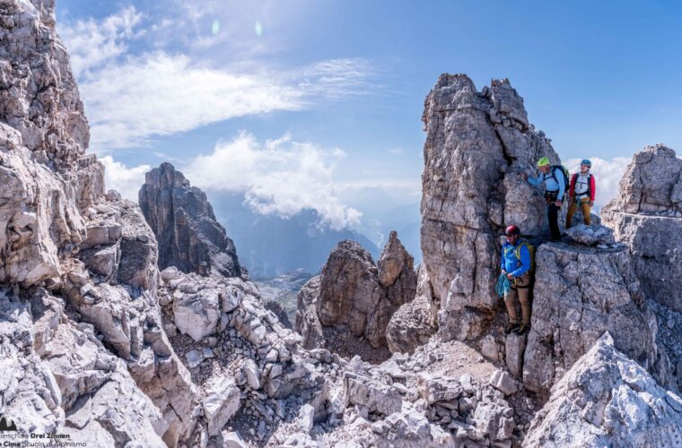 Westliche Zinne Normalweg - Cima Ovest via normale - Alpinschule Drei Zinnen (2)