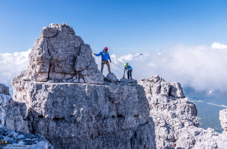 Westliche Zinne Normalweg - Cima Ovest via normale - Alpinschule Drei Zinnen (20)