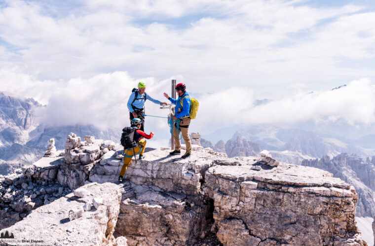 Westliche Zinne Normalweg - Cima Ovest via normale - Alpinschule Drei Zinnen (22)