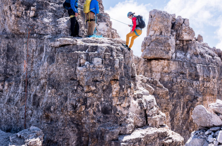 Westliche Zinne Normalweg - Cima Ovest via normale - Alpinschule Drei Zinnen (25)