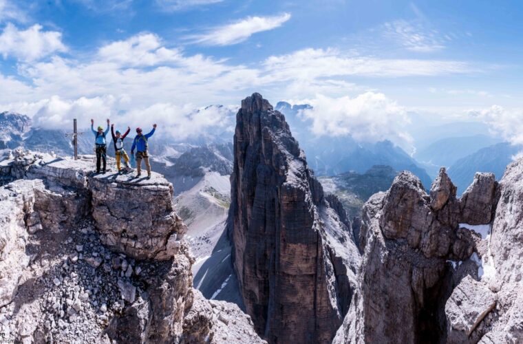 Westliche Zinne Normalweg - Cima Ovest via normale - Alpinschule Drei Zinnen (3)