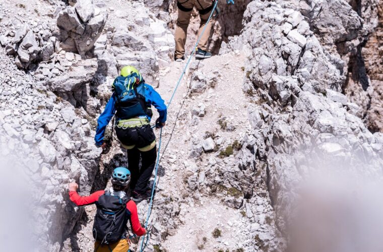 Westliche Zinne Normalweg - Cima Ovest via normale - Alpinschule Drei Zinnen (30)