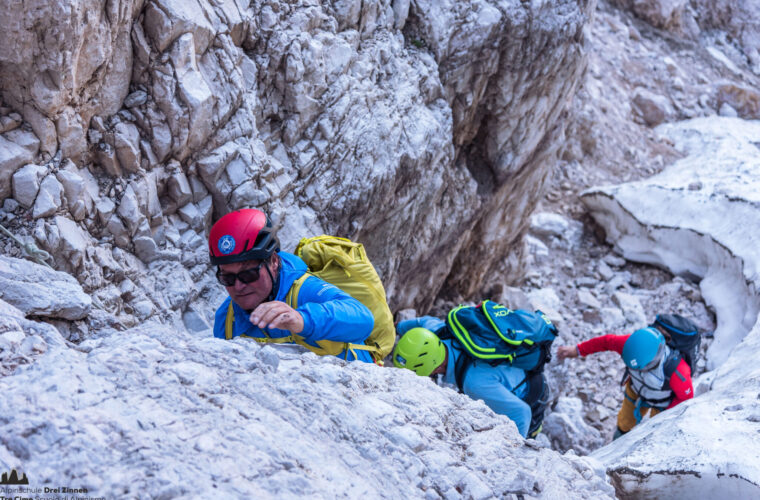 Westliche Zinne Normalweg - Cima Ovest via normale - Alpinschule Drei Zinnen (9)