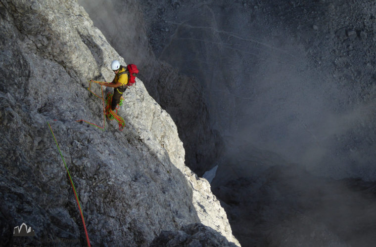 Kleine Zinne Nordwand - Cima piccola parete Nord - Innerkofler - Alpinschule Drei Zinnen 2020 (1)