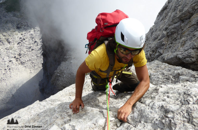 Kleine Zinne Nordwand - Cima piccola parete Nord - Innerkofler - Alpinschule Drei Zinnen 2020 (5)