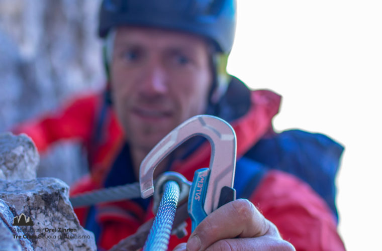 Klettersteig Rotwandspitze - Ferrata Croda Rossa - Alpinschule Drei Zinne 2020 (3)