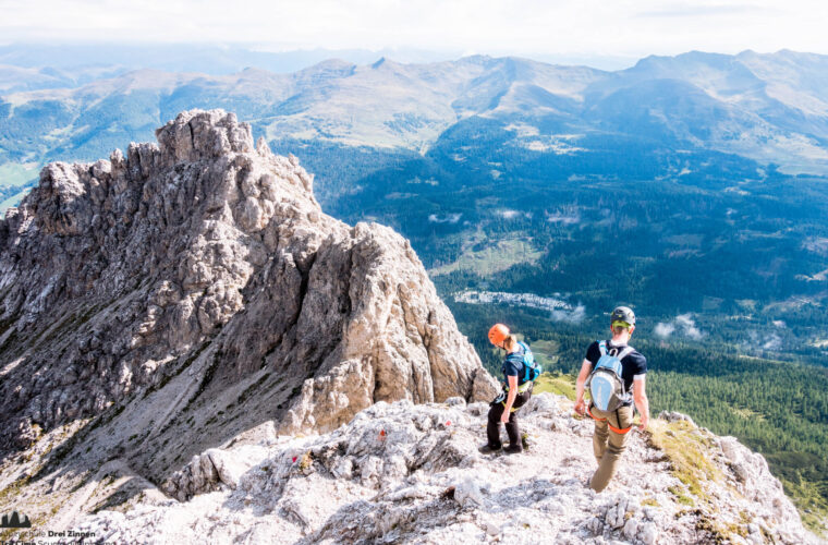 Rotwandspitze Klettersteig via ferrata Croda Rossa Sesto Alpinschule Drei Zinnen (20)