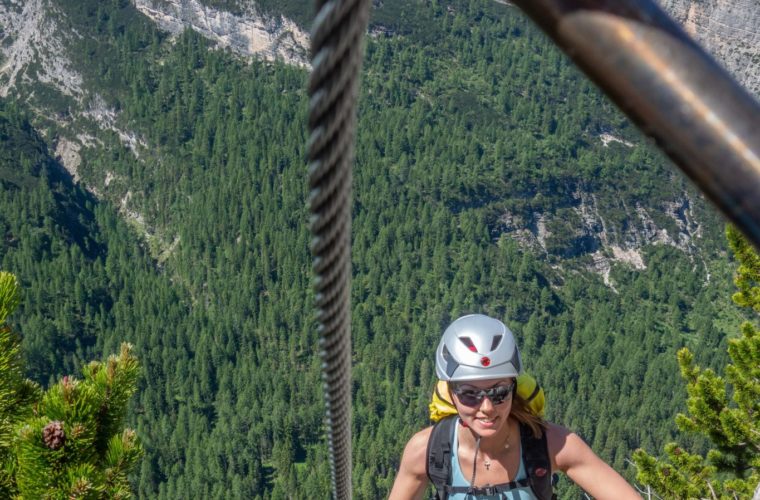 Klettersteig - Via ferrata Col Rosa - Alpinschule Drei Zinnen 2020 (2)