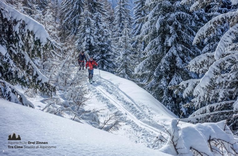 Skitour easy leicht facile sci alpinismo 2020 - Alpinschule Drei Zinnen (6)