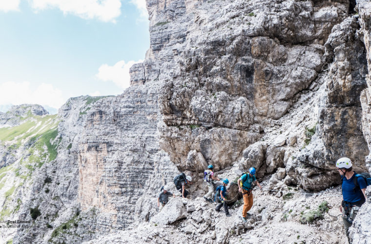 Klettersteig um den Zwölfer - via ferrata Croda dei Toni-1