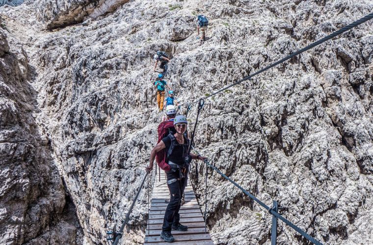 Klettersteig um den Zwölfer - via ferrata Croda dei Toni-2