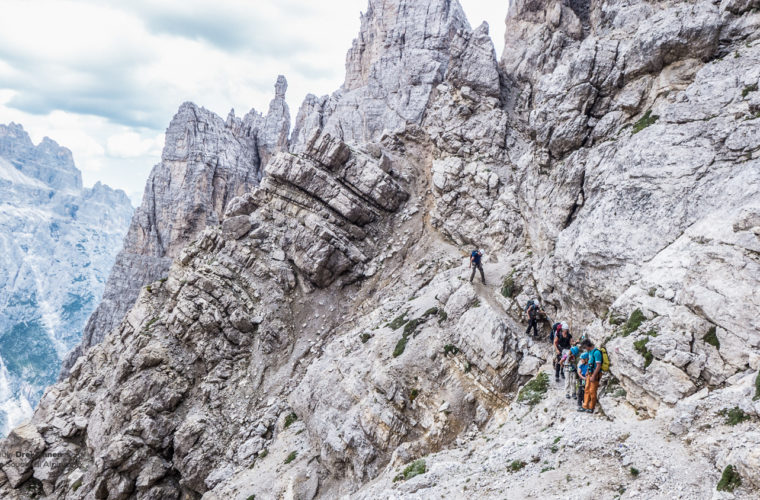 Klettersteig um den Zwölfer - via ferrata Croda dei Toni-5