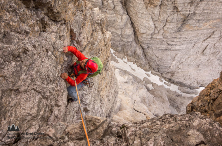 Klettern Grosse Zinne Dülfer Cima Grande arrampicata (4)