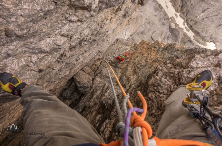 Klettern Grosse Zinne Dülfer Cima Grande arrampicata (6)