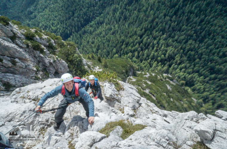 Klettersteig Col Rosa via ferrata-3