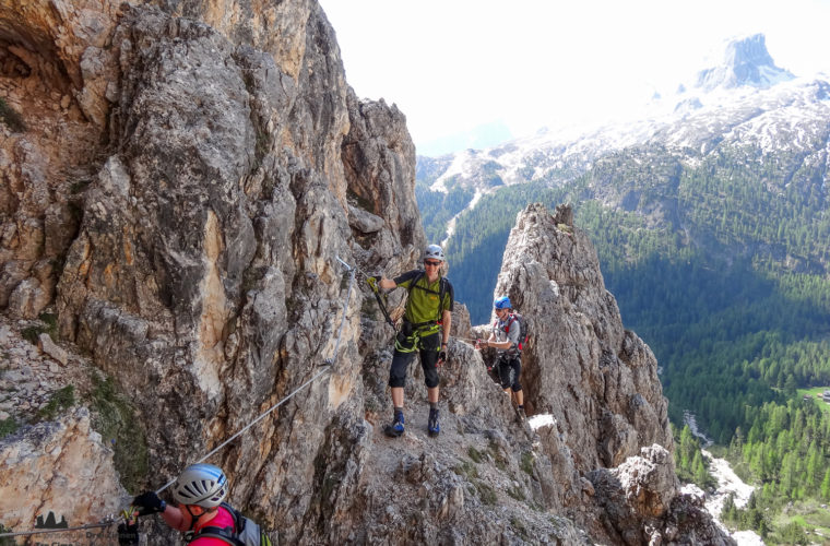 Klettersteig Col dei Bos via ferrata-3