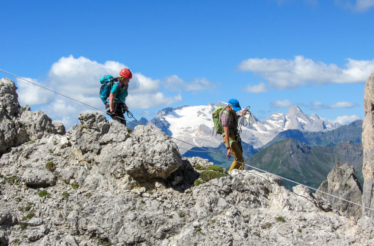 Klettersteig Col dei Bos via ferrata-5