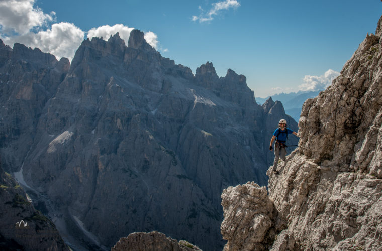 Klettersteig Roghel Cengia Gabriella via ferrata-2